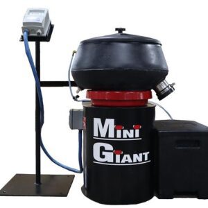 Black colored Giant vibratory tumblers and bowls